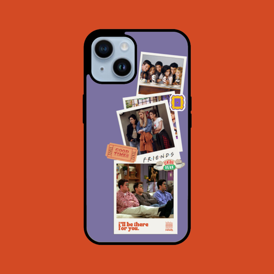 Purple case friends all 6 iphone case