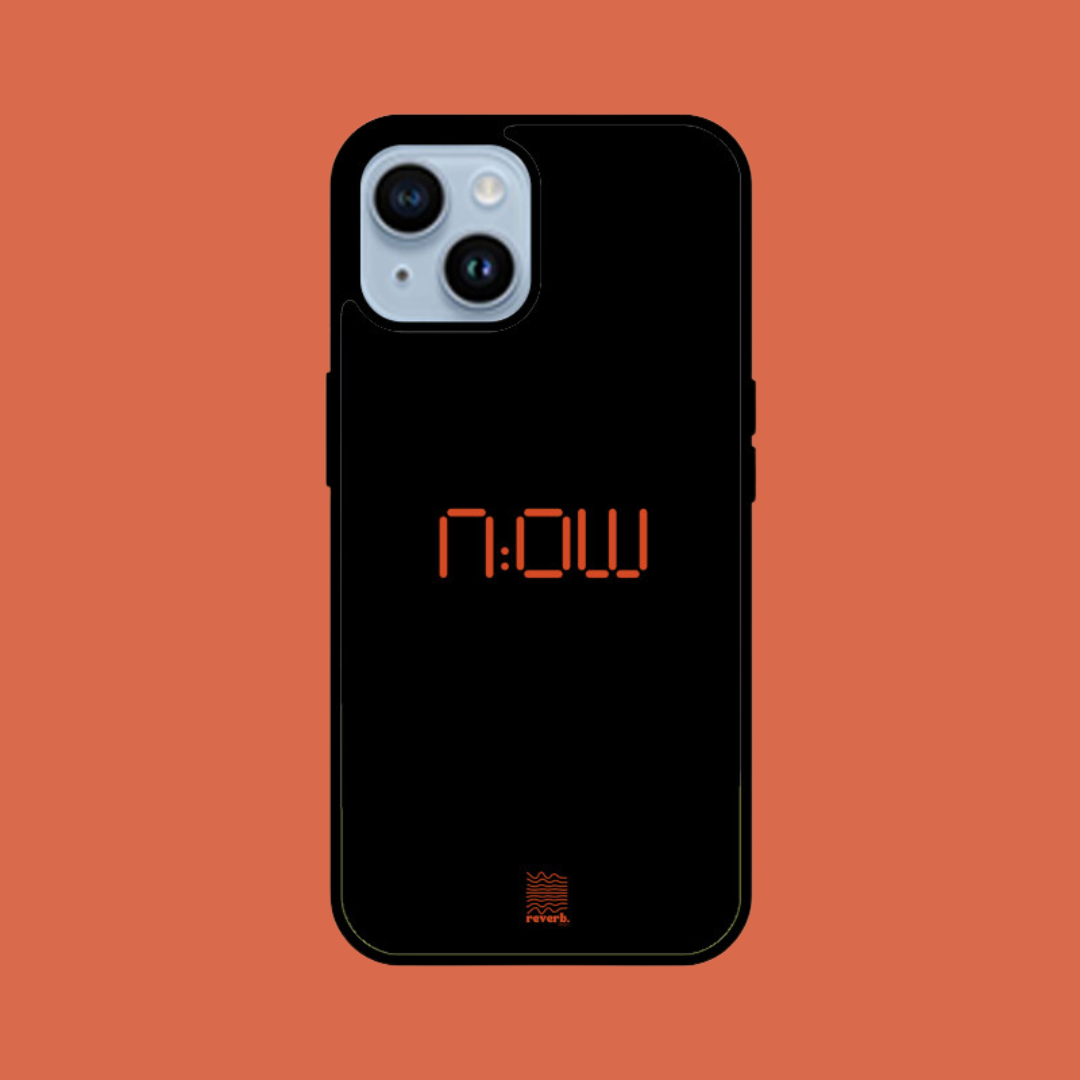 Now Black iphone case