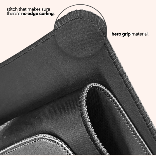 Modern Checker Design Desk Mat | HeroGrip