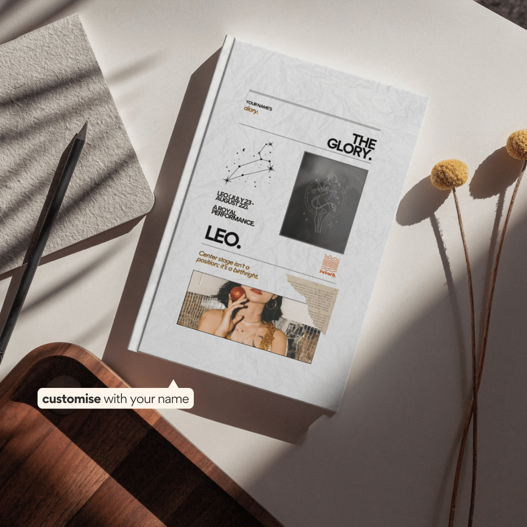 leo the glory with name diary