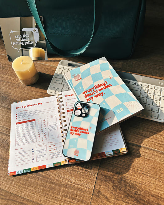 manifestation Journal and phone case 3