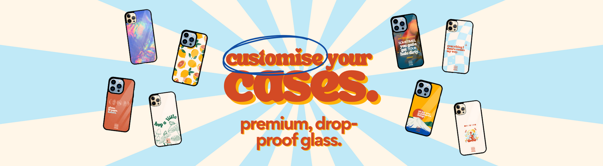 drop proof glass custom phone cases banner buy now