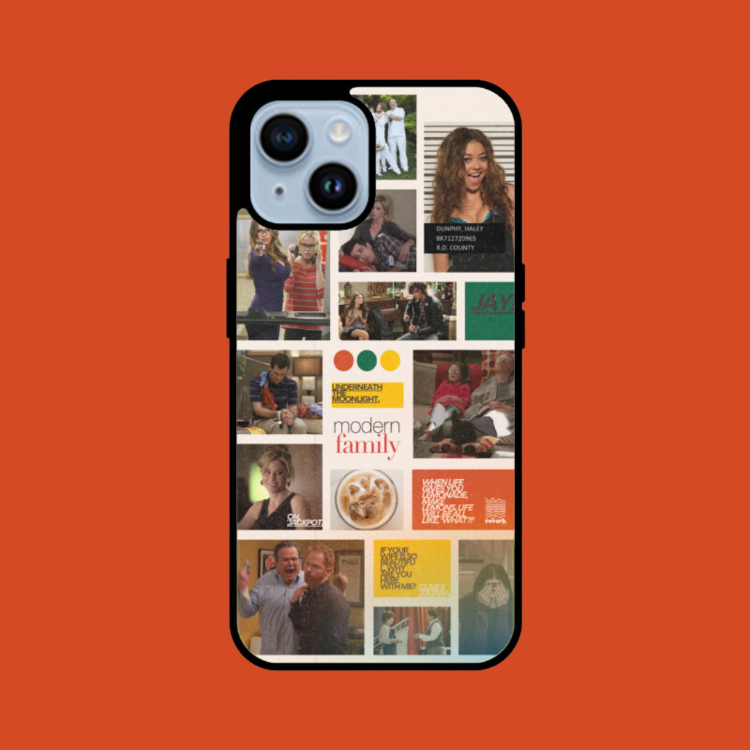 modern family collage iphone case 1