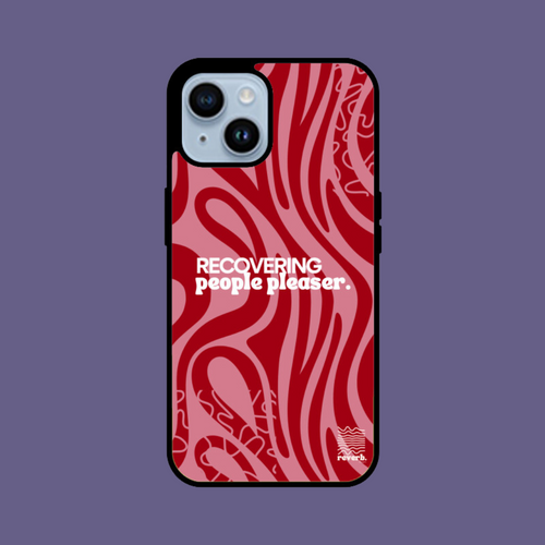 recovering people pleaser iphone case 1