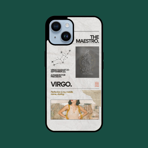 the maestro virgo iphone case green bg