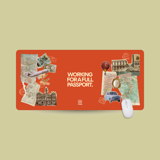 Working for a Full Passport Desk Mat | HeroGrip