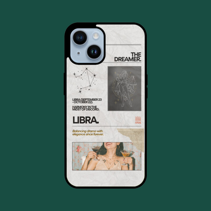 the dreamer libra iphone case green bg