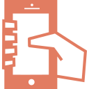 Cellphone in a Hand Image