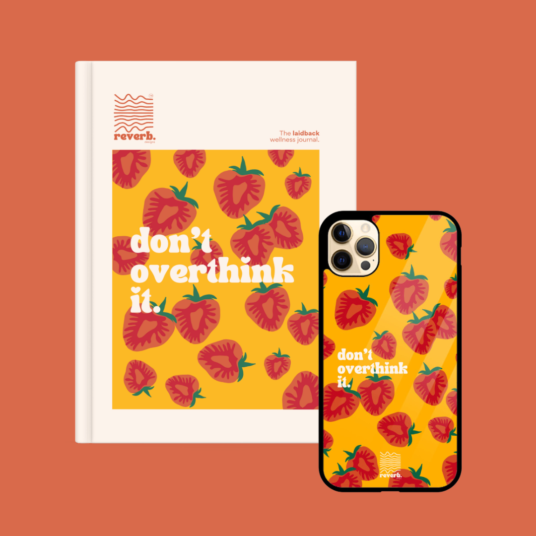 Don't Overthink Phone Case and Diary 3