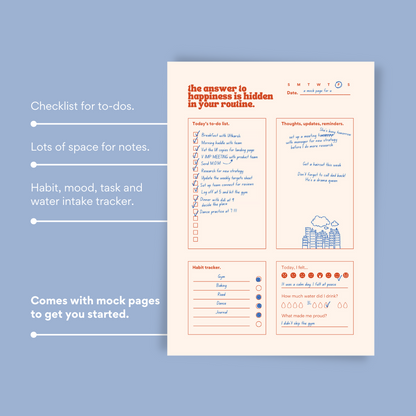 brain dump laid back planner 3
