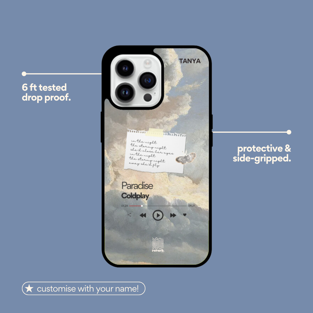 Paradise Coldplay With Personalized Name Phone Case 