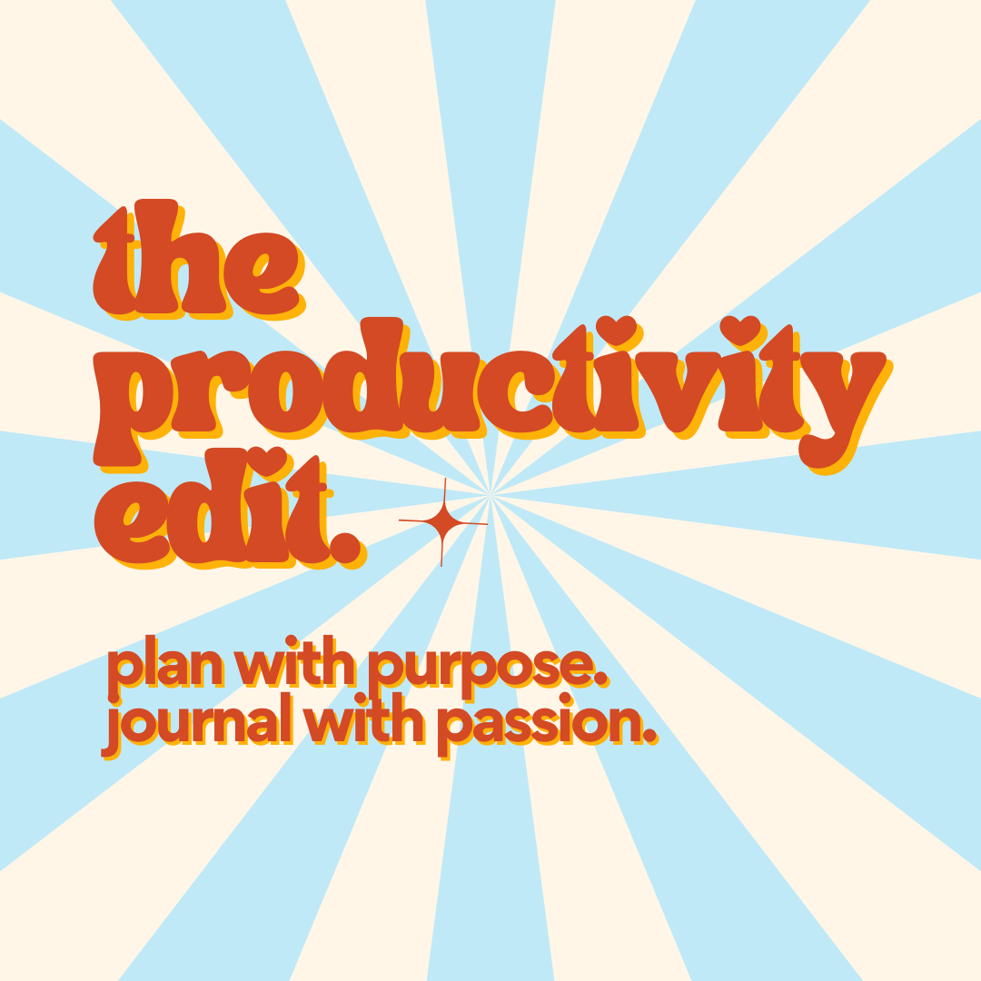 the productivity edit planner or journals 2 banner