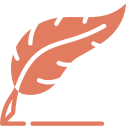 writing feather quill pen vector image