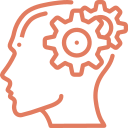 thinking logo vector